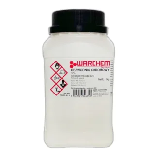 Bezwodnik Chromowy - Czysty - 1Kg Warchem — CAS 1333-82-0 — CrO3 — odczynnik chemiczny