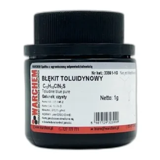 Błękit Toluidynowy - Czysty - 1G — CAS 6586-04-5 — C28H20N2Na2O10S2 — odczynnik chemiczny