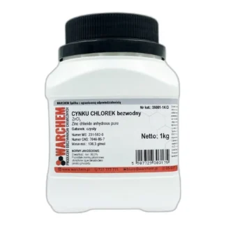 Chlorek Cynku Bezwodny - Czysty - 1Kg — CAS 7646-85-7 — Cl2Zn — odczynnik chemiczny
