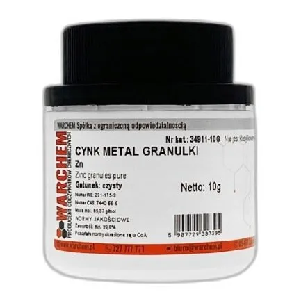 cynk metal granulki — zdjęcie produktu
