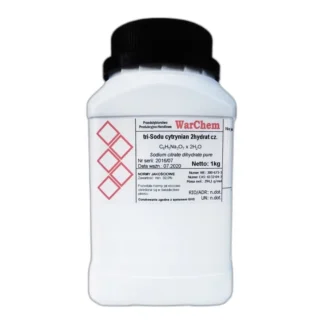 Cytrynian Sodu 2Hydrat - Czysty - 1Kg — CAS 6132-04-3 — C6H9Na3O9 — odczynnik chemiczny