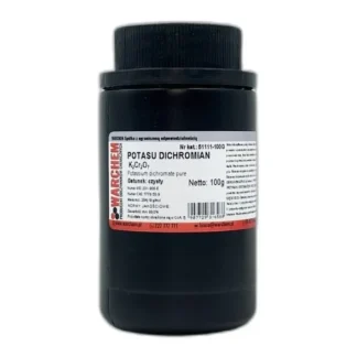 Dichromian Potasu 99% – 100 G, Sól Laboratoryjna D — CAS 7778-50-9 — Cr2K2O7 — odczynnik chemiczny