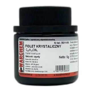 Fiolet Krystaliczny - Czysty - 5G — CAS 548-62-9 — C25H30ClN3 — odczynnik chemiczny