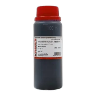 Fiolet Krystaliczny Roztwór 0,1% - Czysty - 100Ml — CAS 548-62-9 — C25H30ClN3 — odczynnik chemiczny