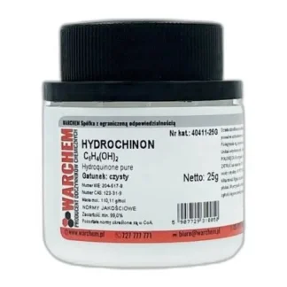 Hydrochinon - Czysty - 25G — CAS 123-31-9 — C6H6O2 — odczynnik chemiczny