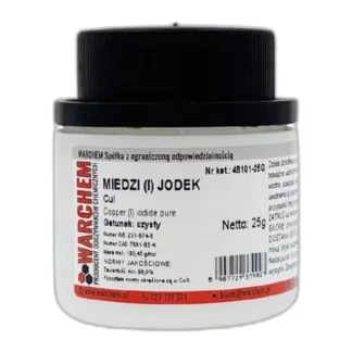 Jodek Miedzi(I) 25 G – Wysoka Czystość Do Prac Lab — CAS 7681-65-4 — CuI — odczynnik chemiczny