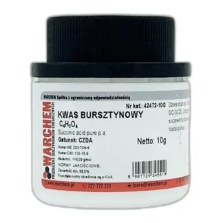 Kwas Butanodiowy — CAS 110-15-6 — C4H6O4 — odczynnik chemiczny