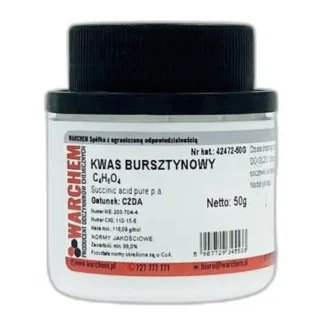 Kwas Butanodiowy — CAS 110-15-6 — C4H6O4 — odczynnik chemiczny