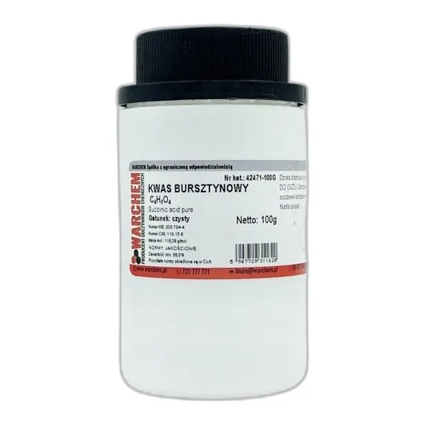 Kwas Butanodiowy — CAS 110-15-6 — C4H6O4 — odczynnik chemiczny