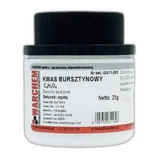Kwas Butanodiowy — CAS 110-15-6 — C4H6O4 — odczynnik chemiczny