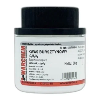 Kwas Butanodiowy — CAS 110-15-6 — C4H6O4 — odczynnik chemiczny