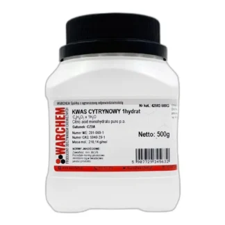Kwas 2-Hydroksypropano-1,2,3-Trikarboksylowy — CAS 77-92-9 — C6H8O7 — odczynnik chemiczny