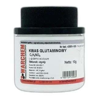Kwas Glutaminowy - Czysty - 10G — CAS 56-86-0 — C5H9NO4 — odczynnik chemiczny