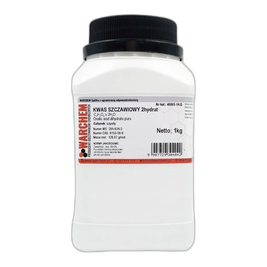 Kwas Etanodiowy — CAS 144-62-7 — C2H2O4 — odczynnik chemiczny