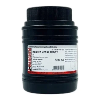 Magnez Metal Wióry - Czysty - 10G — CAS 7439-95-4 — Mg — odczynnik chemiczny