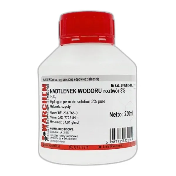 Nadtlenek Wodoru — CAS 7722-84-1 — H2O2 — odczynnik chemiczny