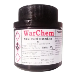 Nikiel Metal Proszek - Czysty - 25G — CAS 7440-02-0 — Ni — odczynnik chemiczny