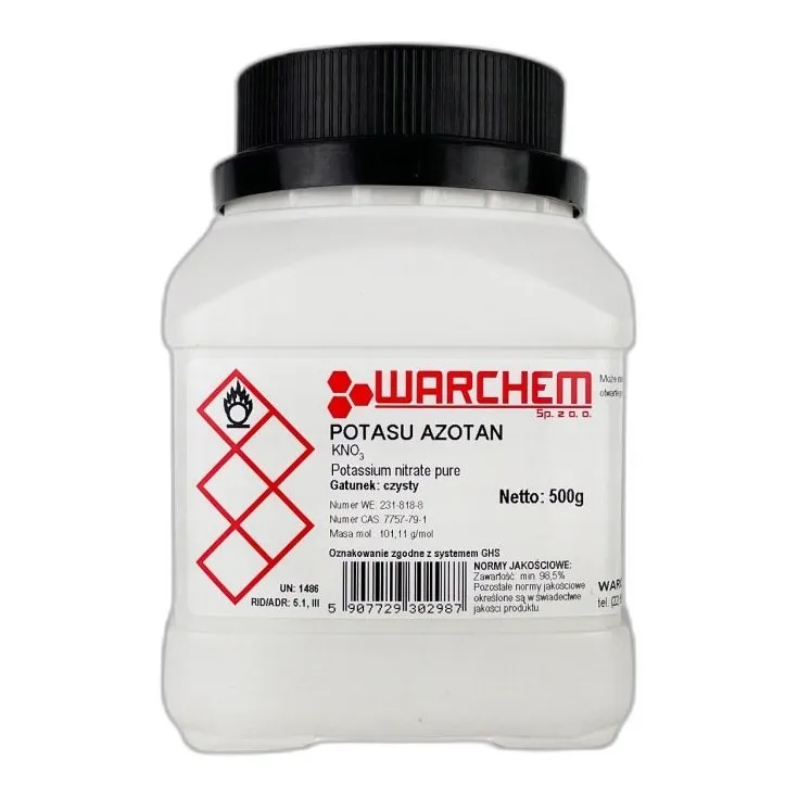Azotan(V) Potasu — CAS 7757-79-1 — KNO3 — odczynnik chemiczny