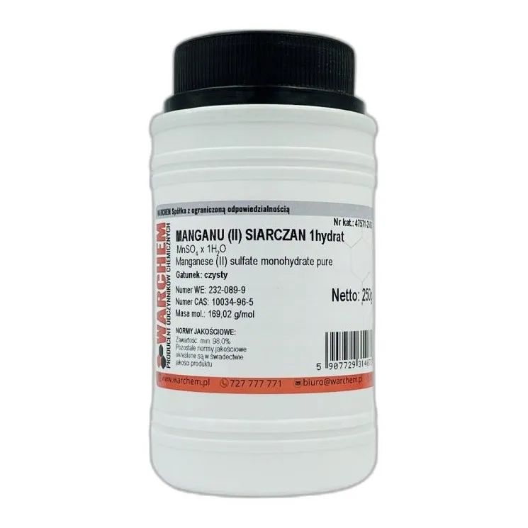 Siarczan(Vi) Manganu(Ii) — CAS 7785-87-7 — MnO4S — odczynnik chemiczny