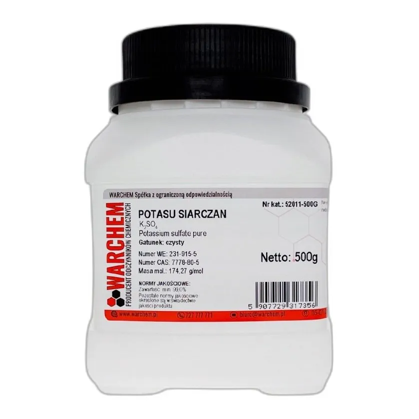 Siarczan(Vi) Potasu — CAS 7778-80-5 — K2O4S — odczynnik chemiczny