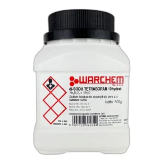 Tetraboran Disodu (Dziesięciowodny) — CAS 1303-96-4 — B4H20Na2O17 — odczynnik chemiczny