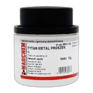 Tytan Metal Proszek - Czysty - 10G — CAS 7440-32-6 — Ti — odczynnik chemiczny