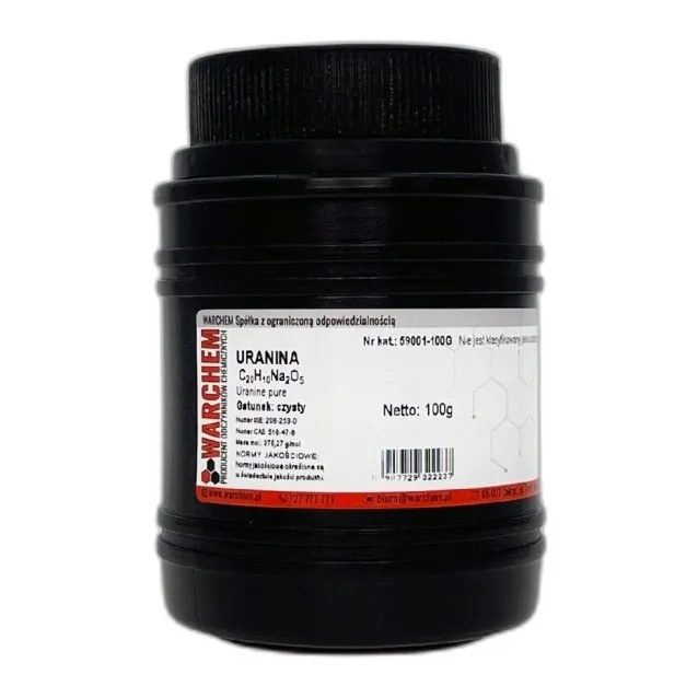 Uranina - Czysty - 100G — CAS 2321-07-5 — C20H12O5 — odczynnik chemiczny