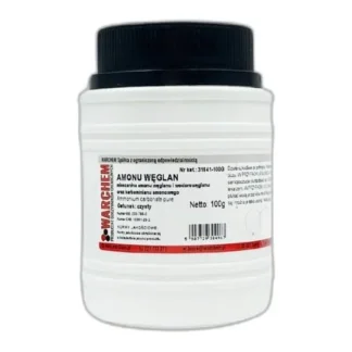 Węglan Amonu - Czysty - 100G — CAS 506-87-6 — CH8N2O3 — odczynnik chemiczny