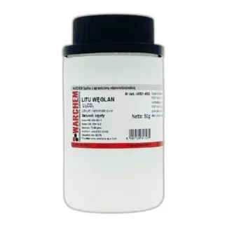 Węglan Litu 98% – 50 G, Sól Laboratoryjna Do Zasto — CAS 554-13-2 — CLi2O3 — odczynnik chemiczny