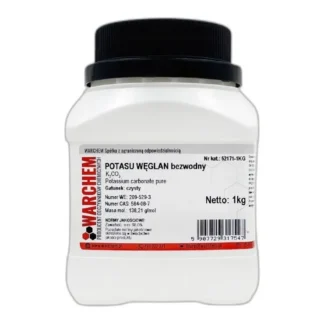 Węglan Potasu Bezwodny - Czysty - 1Kg — CAS 584-08-7 — CK2O3 — odczynnik chemiczny