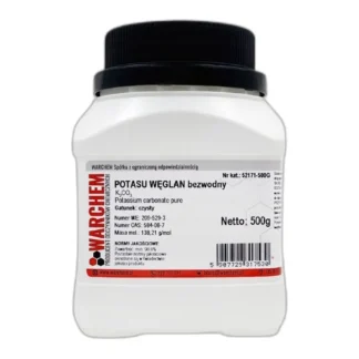 Węglan Potasu Bezwodny - Czysty - 500G — CAS 584-08-7 — CK2O3 — odczynnik chemiczny