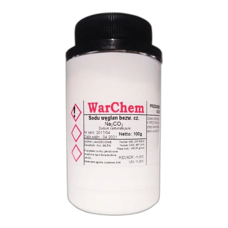 Węglan Sodu — CAS 497-19-8 — CNa2O3 — odczynnik chemiczny
