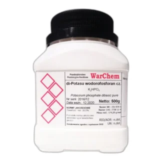 Wodorofosforan Di- Potasu Bezwodny - Czysty - 500G — CAS 7758-11-4 — HK2O4P — odczynnik chemiczny