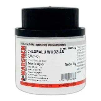 Wodzian Chloralu - Czysty - 5G — CAS 302-17-0 — C2H3Cl3O2 — odczynnik chemiczny