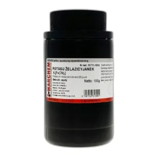Żelazicyjanek Potasu – Sól Techniczna 100 G O Czys — CAS 13943-58-3 — C6FeK4N6 — odczynnik chemiczny